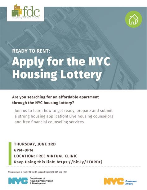 NYC Housing Connect 2.0. Lottery Details -Housing Connect. Open Lotteries About Learn Log In Register . menu close. Open Lotteries Learning Center About. how_to_reg Register account_circle Log In . Lottery has ended on Jan 5, 2021. The Cove 43-12 Hunter Street. 43-12 HUNTER STREET, LONG ISLAND CITY, NY 11101 .